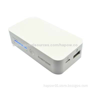 USB port Power Banks with High-quality, OEM Promotional Gift/Samsung Battery/LED Power Prompt